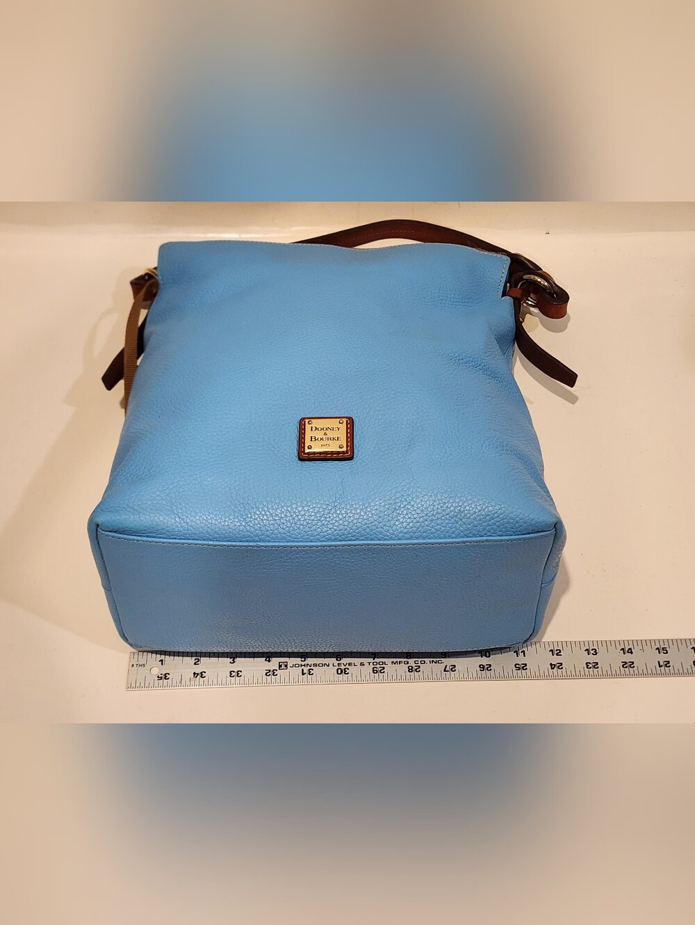 Dooney and Bourke Pebbled Leather Large Shlouder Bag Satchel - Picture 11 of 16
